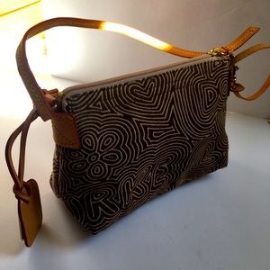 Dooney & Bourke Mini Handbag w/Brass Hang-tag